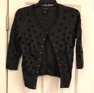 White House Black Market XS Crop Top Cardigan